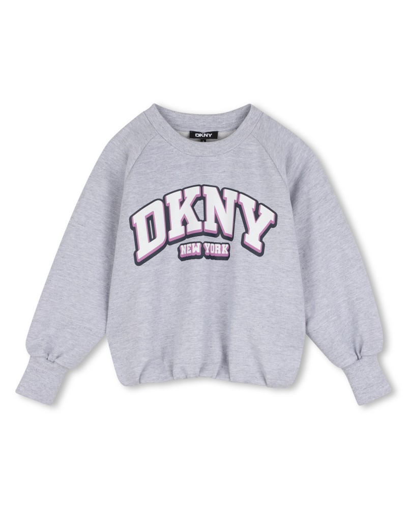 Sweat fille Dkny Gris Chine