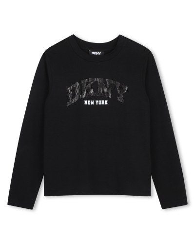 Tee-shirt fille Dkny Black