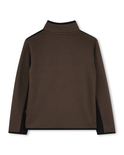 Cardigan garçon Hugo Chicory Coffee