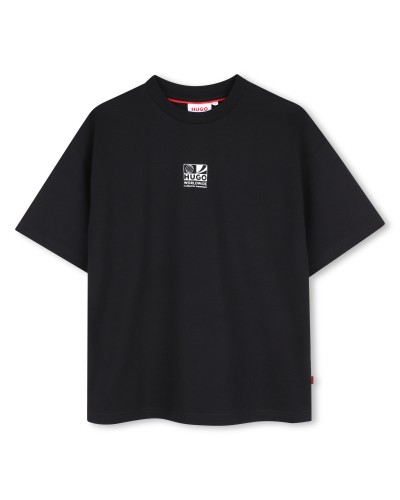 Tee-shirt garçon Hugo Black