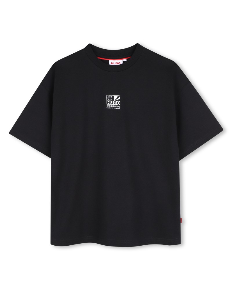Tee-shirt garçon Hugo Black