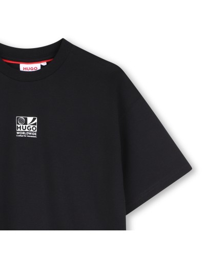 Tee-shirt garçon Hugo Black