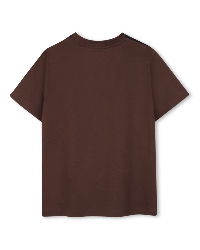 Tee-shirt garçon Hugo Chicory Coffee