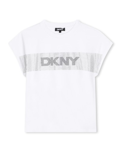 TEE-SHIRT MANCHES COURTES DKNY