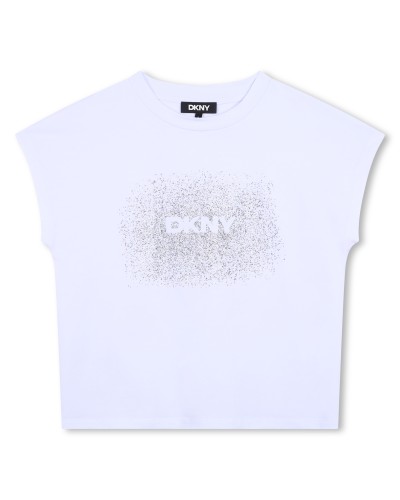 TEE-SHIRT MANCHES COURTES DKNY