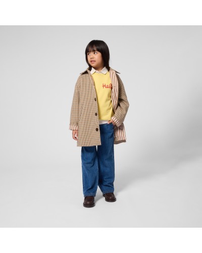 Manteau fille Kids Around Marron Fonce