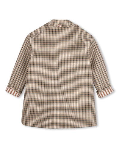 Manteau fille Kids Around Marron Fonce
