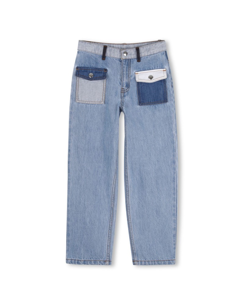 Pantalon fille Kids Around Denim Blue