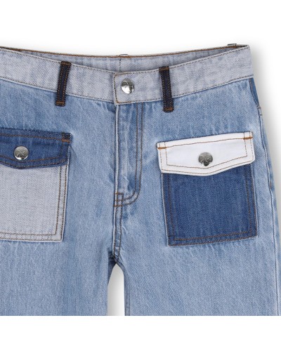 Pantalon fille Kids Around Denim Blue