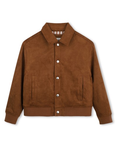 Blouson garçon Kids Around Marron Fonce