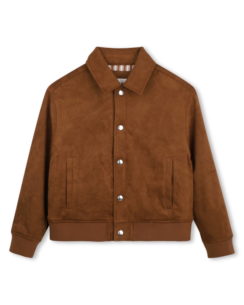 Blouson garçon Kids Around Marron Fonce