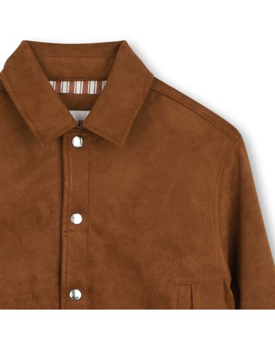 Blouson garçon Kids Around Marron Fonce