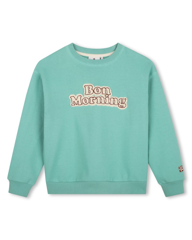 Sweat garçon Kids Around Light Green