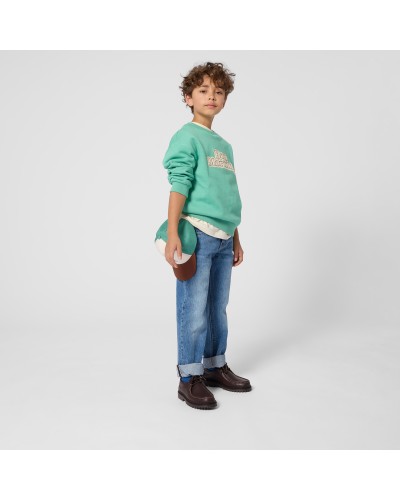 Sweat garçon Kids Around Light Green