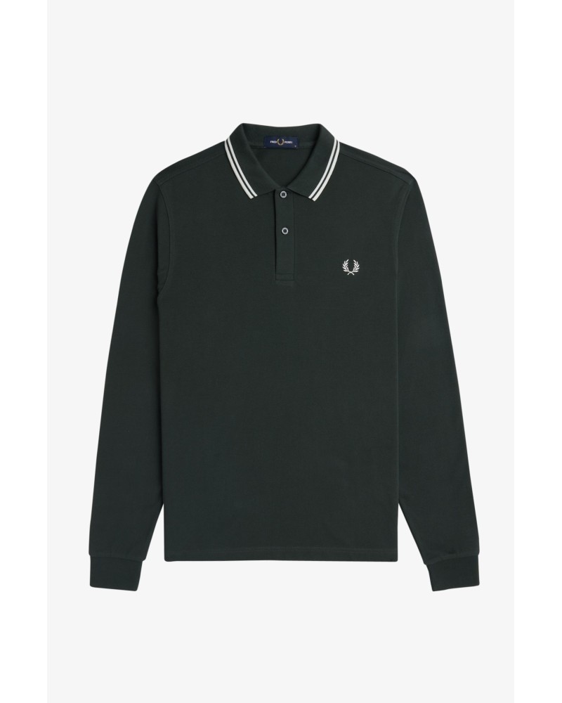 FRED PERRY POLO PIQUE MANCHES LONGUES 