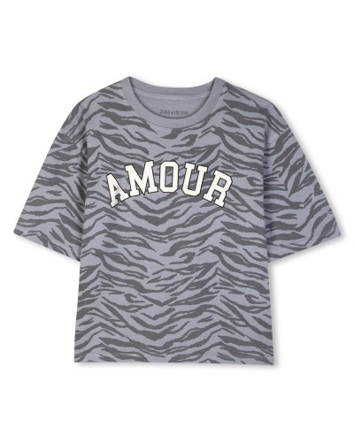 Tee-shirt fille Zadig&voltaire Storm Grey