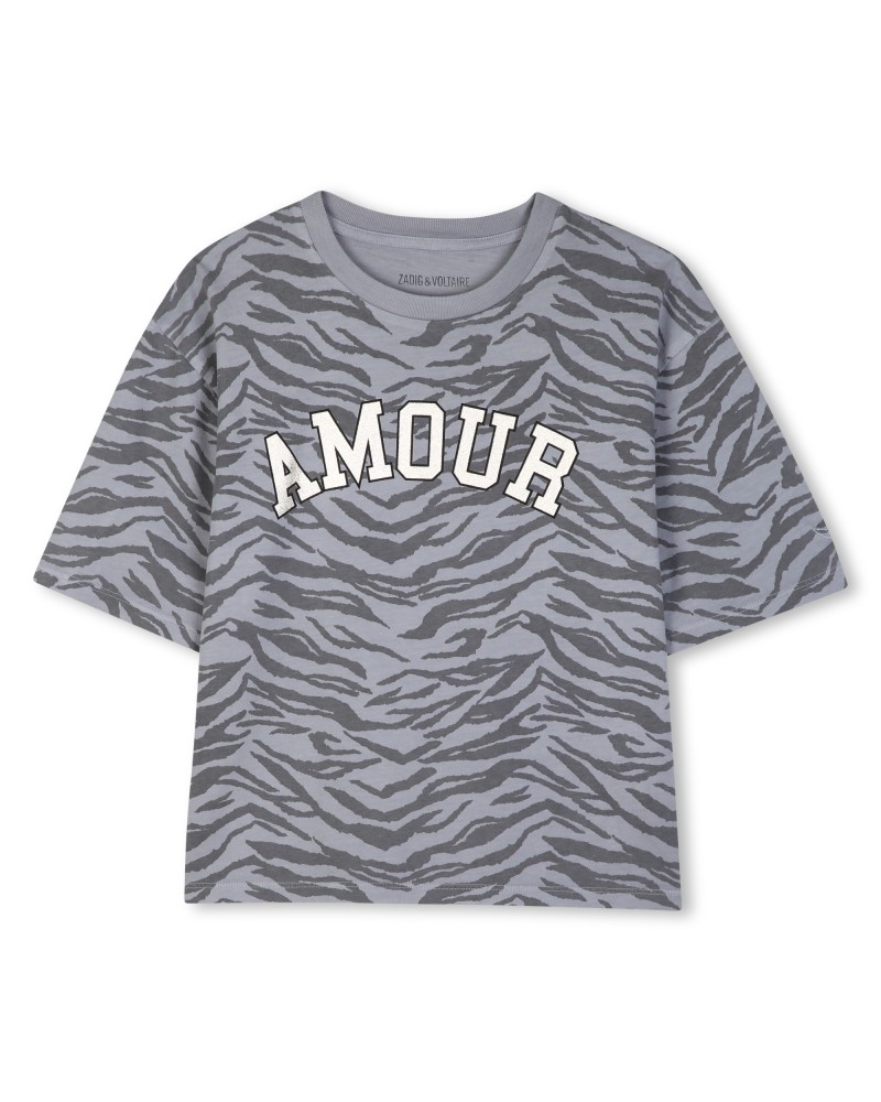 Tee-shirt fille Zadig&voltaire Storm Grey