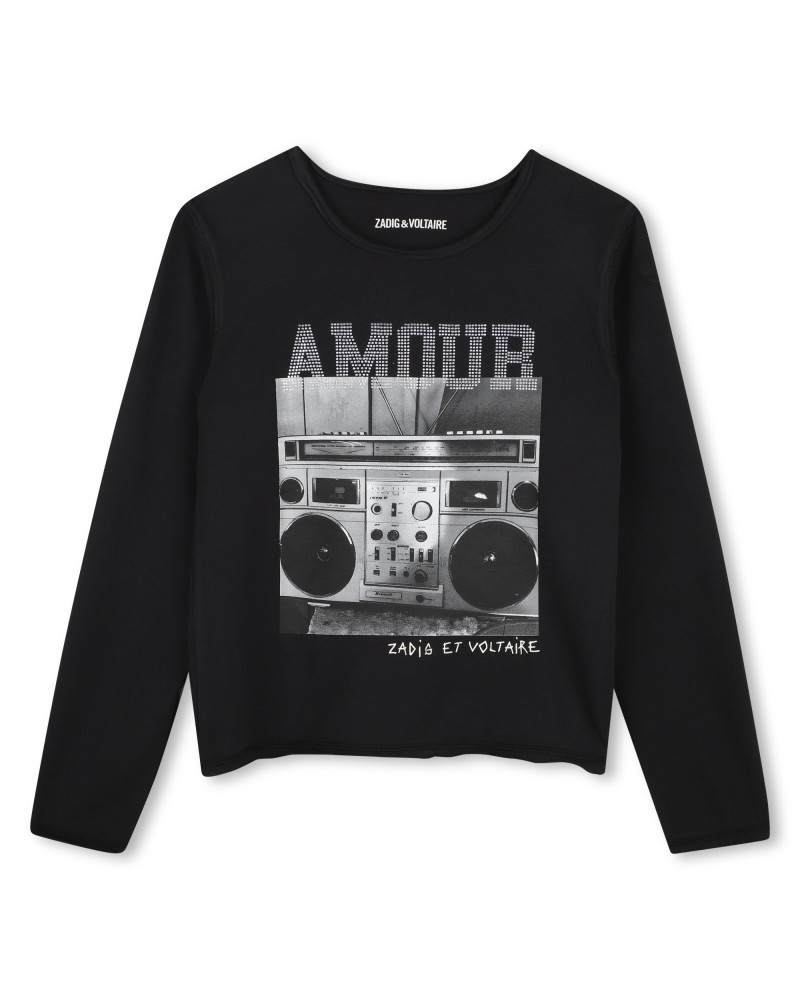 Tee-shirt fille Zadig&voltaire Black