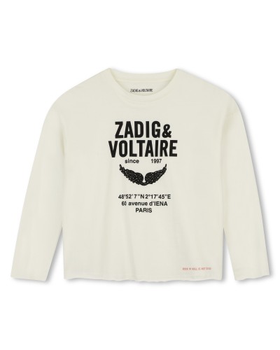 Tee-shirt fille Zadig&voltaire Milk