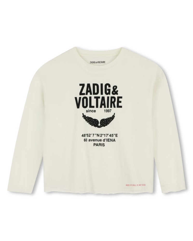 Tee-shirt fille Zadig&voltaire Milk