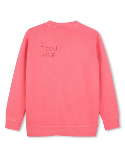 Sweat fille Zadig&voltaire Rose Fluo Lmj