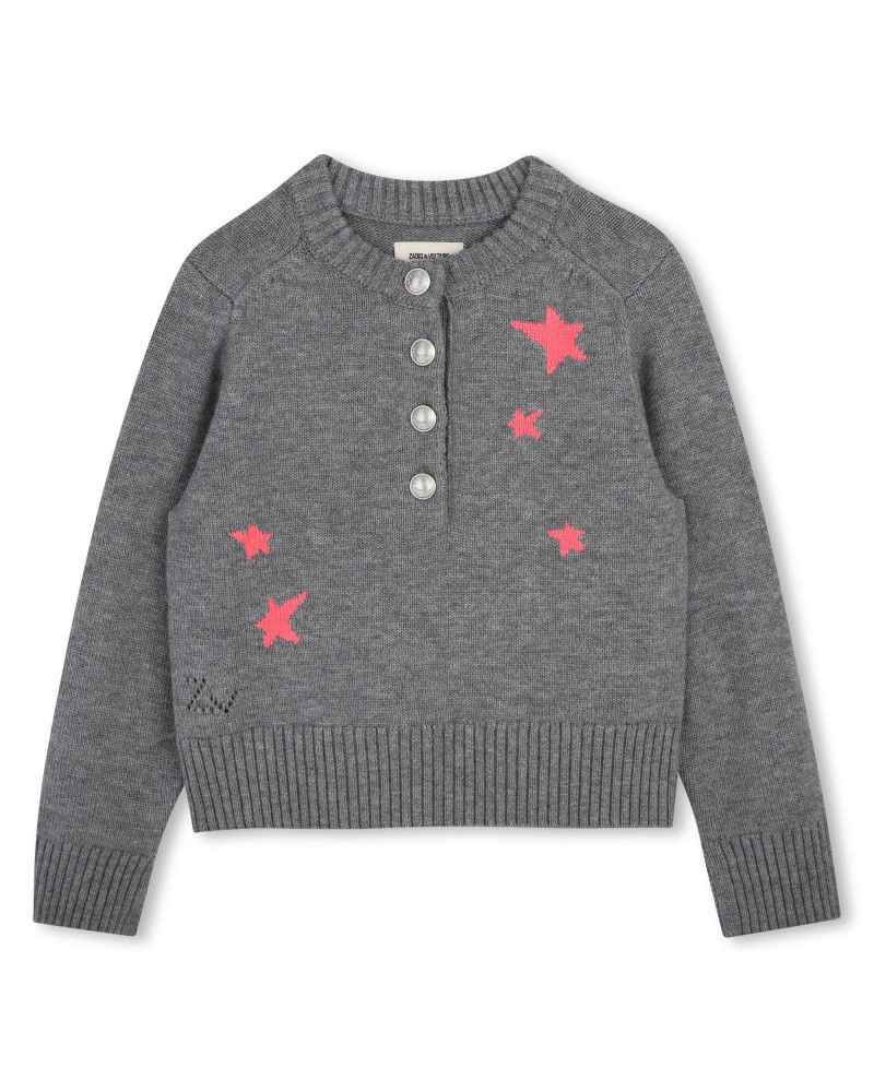Pull fille Zadig&voltaire Gris Chine
