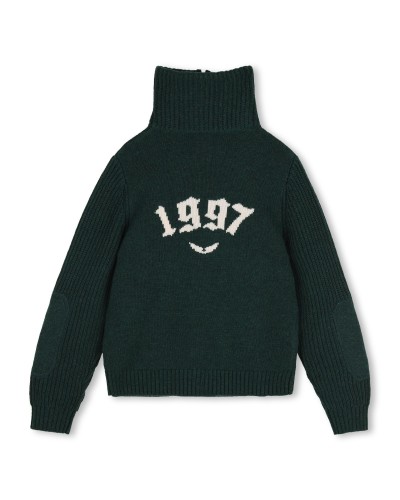 Pull garçon Zadig&voltaire Vert Treillis Chine