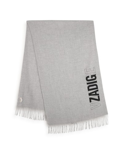 Echarpe fille Zadig&voltaire Gris Chine Acier
