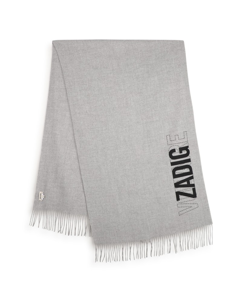 Echarpe fille Zadig&voltaire Gris Chine Acier