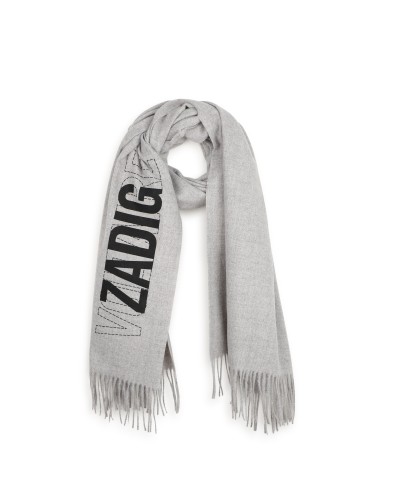Echarpe fille Zadig&voltaire Gris Chine Acier