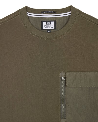 WEEK-END OFFENDER T-SHIRT AVEC POCHE NYLON TAKAJI