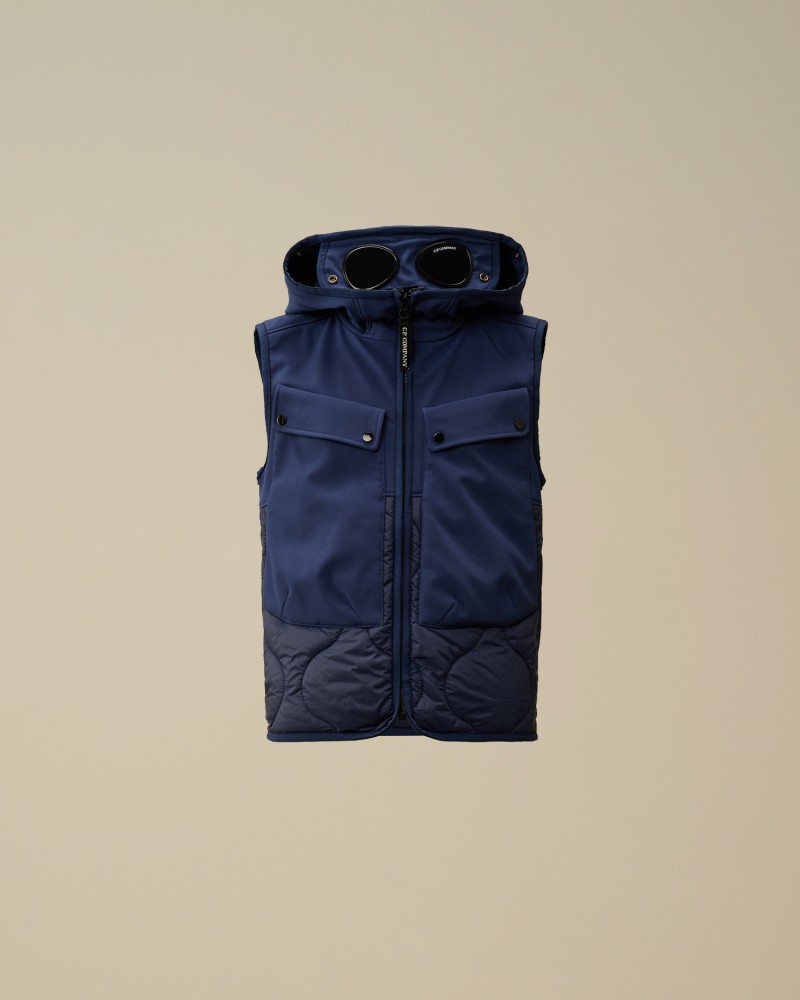 CP COMPANY VESTE SANS MANCHES EN SOFTSHELL