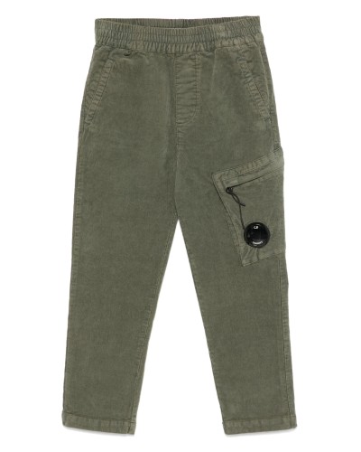 CP COMPANY PANTALON CARGO EN VELOURS COTELE