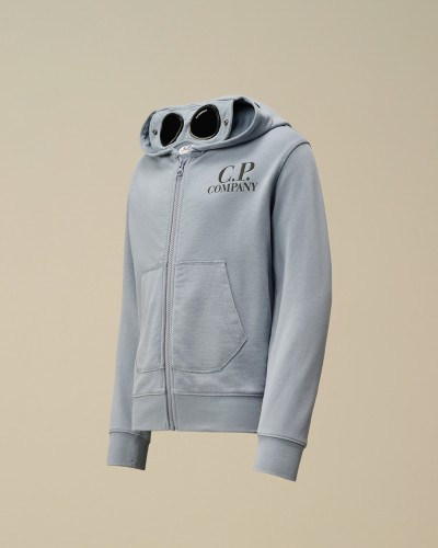 CP COMPANY GILET ZIPPE A CAPUCHE