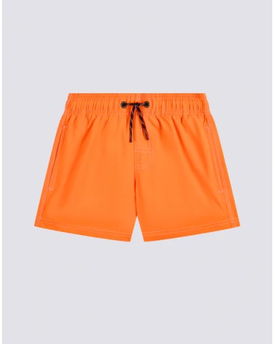 SUNDEK MAILLOT DE BAIN ENFANT COURT À TAILLE ÉLASTIQUE EN POLYESTER RECYCLÉ FLUO REPREVE®