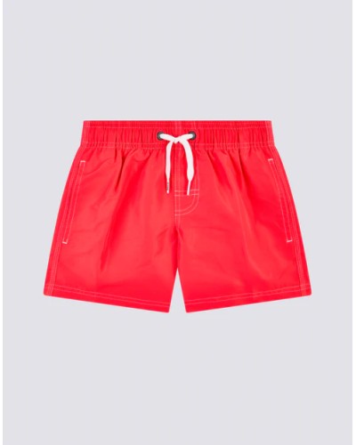 SUNDEK MAILLOT DE BAIN ENFANT  ICONIQUE EN TAFFETAS TAILLE COURTE ÉLASTIQUE