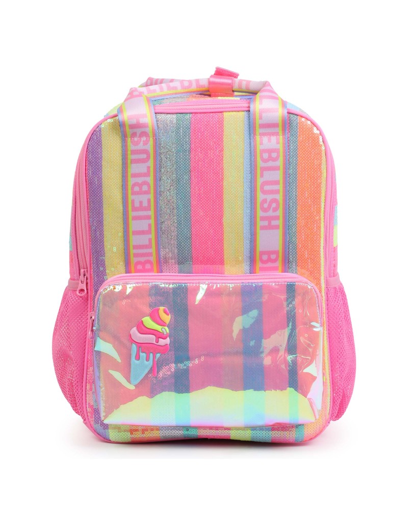 SAC A DOS SEQUINS RAYES BILLIEBLUSH