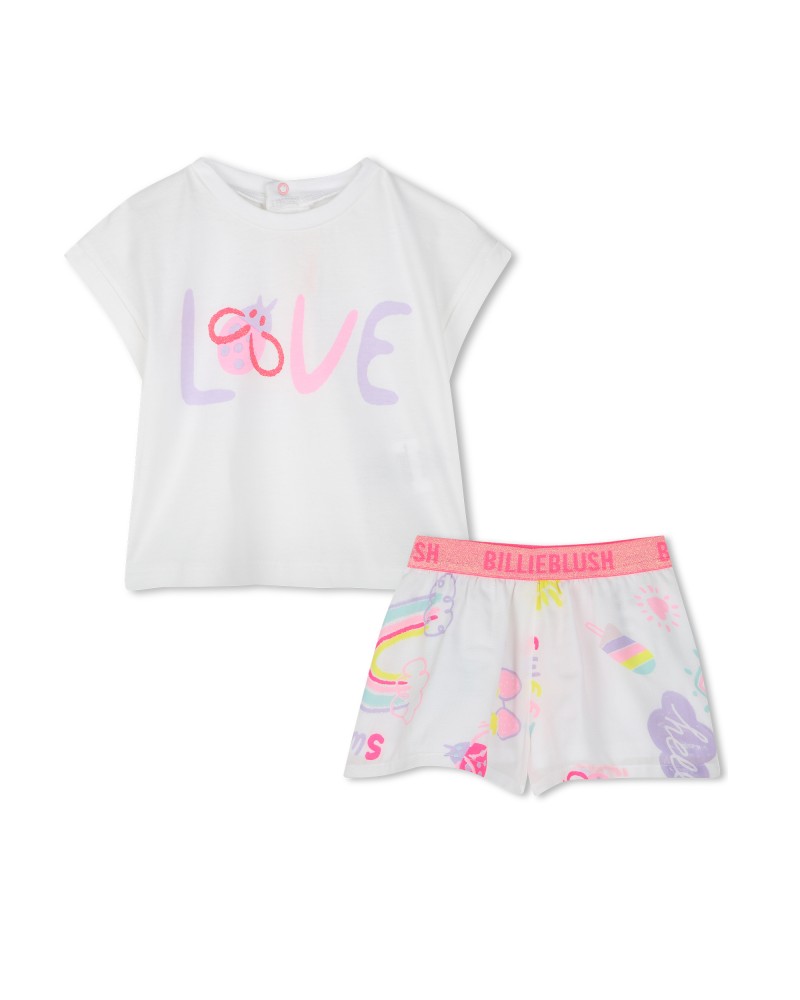ENSEMBLE TEE-SHIRT ET SHORT BILLIEBLUSH