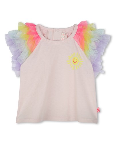 TEE-SHIRT A MANCHE COURTE AVEC TULLE BILLIEBLUSH