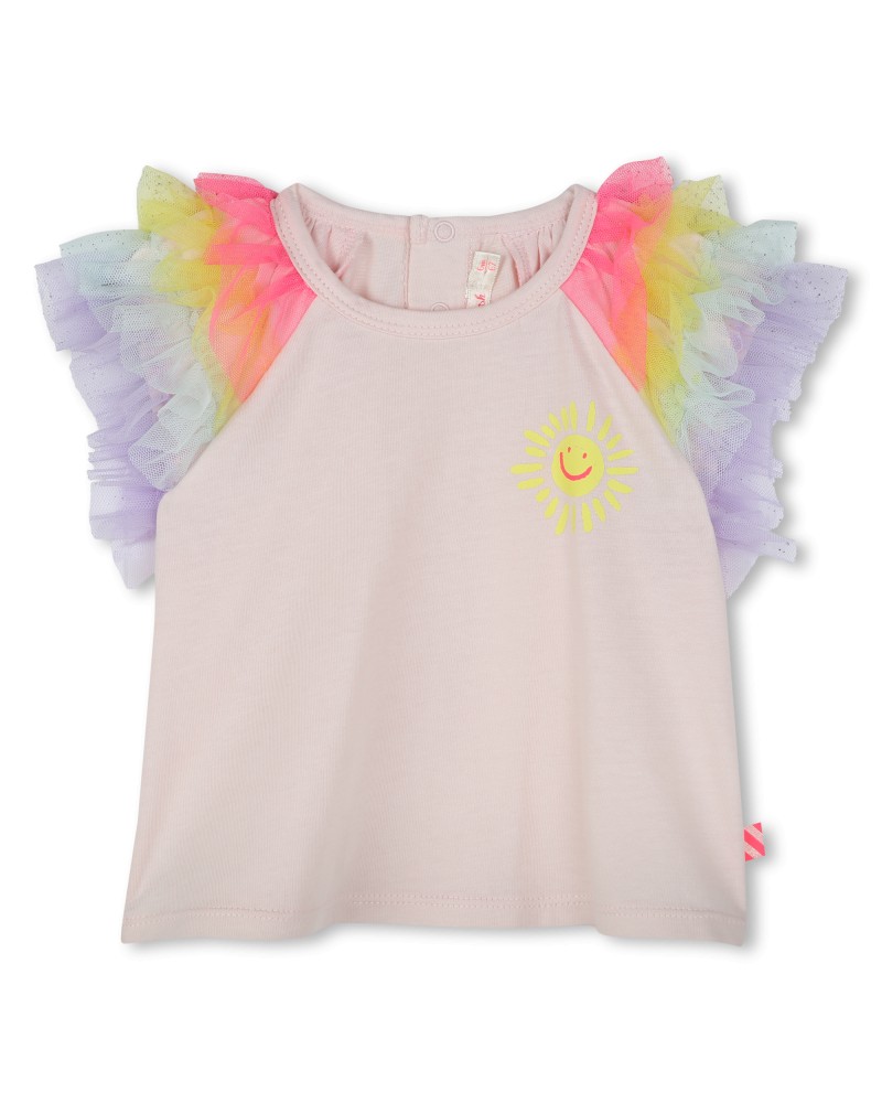 TEE-SHIRT A MANCHE COURTE AVEC TULLE BILLIEBLUSH