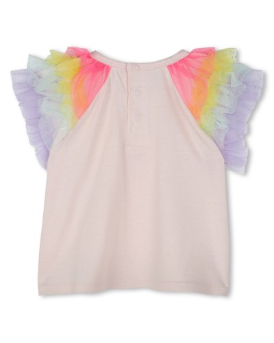 TEE-SHIRT A MANCHE COURTE AVEC TULLE BILLIEBLUSH