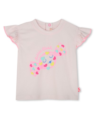 TEE-SHIRT A MANCHES COURTES VOLANTEES BILLIEBLUSH