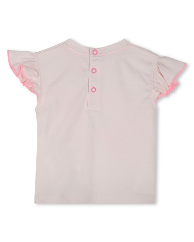TEE-SHIRT A MANCHES COURTES VOLANTEES BILLIEBLUSH