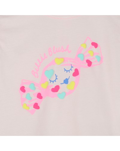 TEE-SHIRT A MANCHES COURTES VOLANTEES BILLIEBLUSH