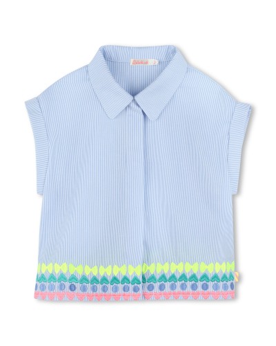CHEMISE RAYE EN COTON BILLIEBLUSH