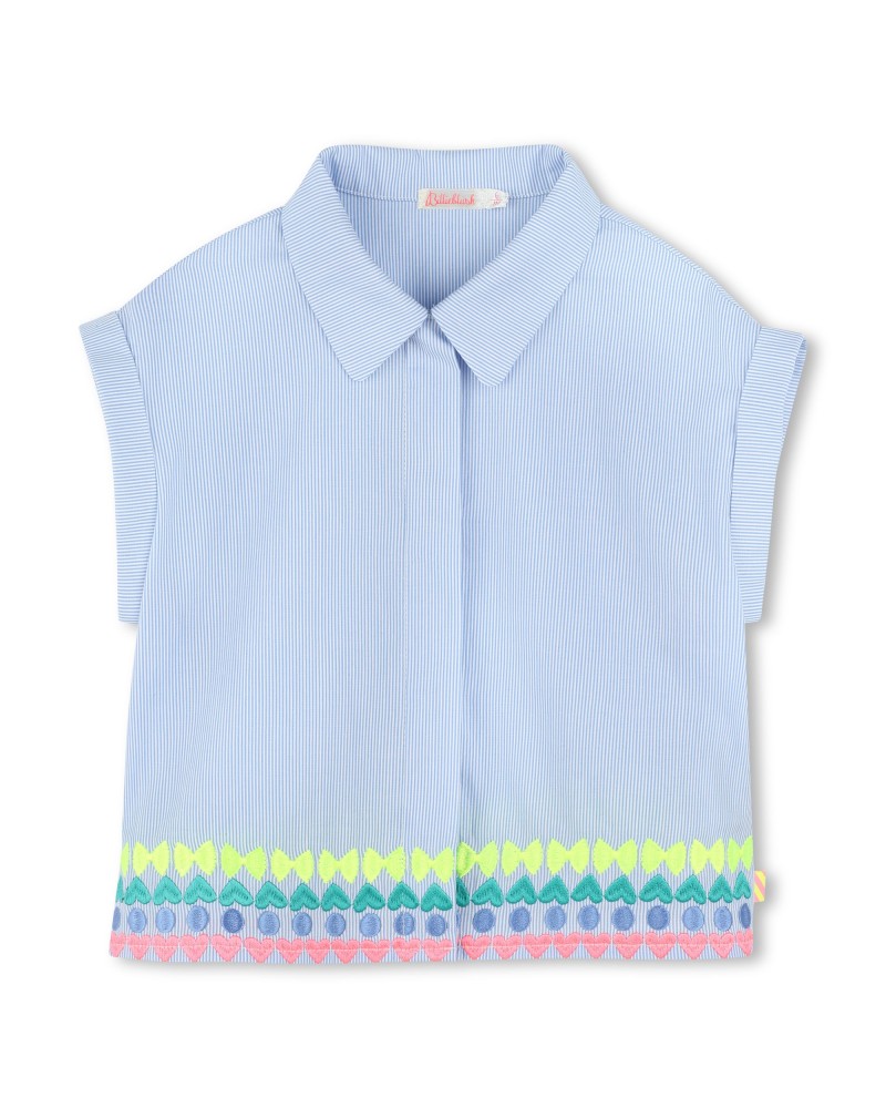 CHEMISE RAYE EN COTON BILLIEBLUSH