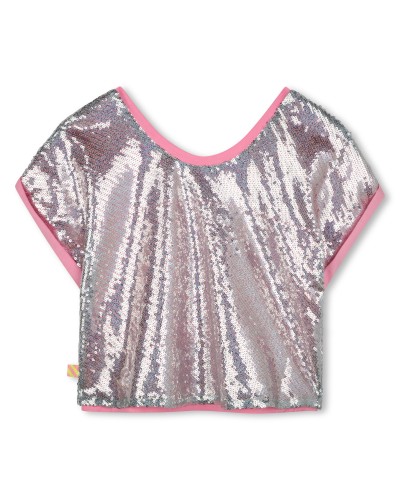 TEE-SHIRT EN SEQUINS BILLIEBLUSH
