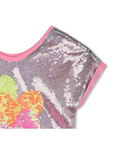 TEE-SHIRT EN SEQUINS BILLIEBLUSH