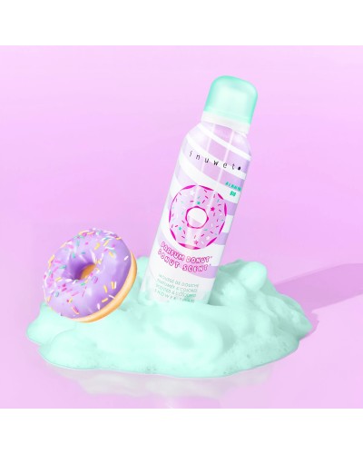 INUWET Coffret mousse de douche et accessoires " fun bath box" - Donut