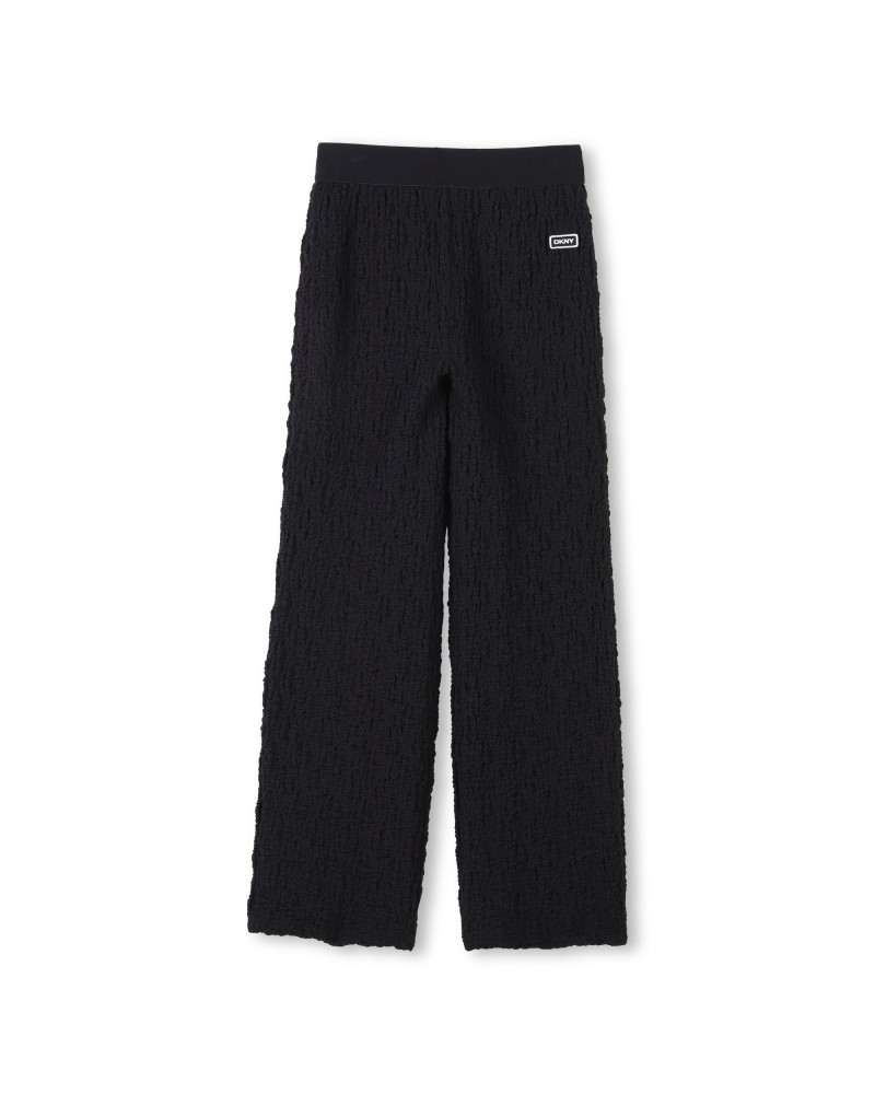 PANTALON EFFET GAUFFRÉ DKNY